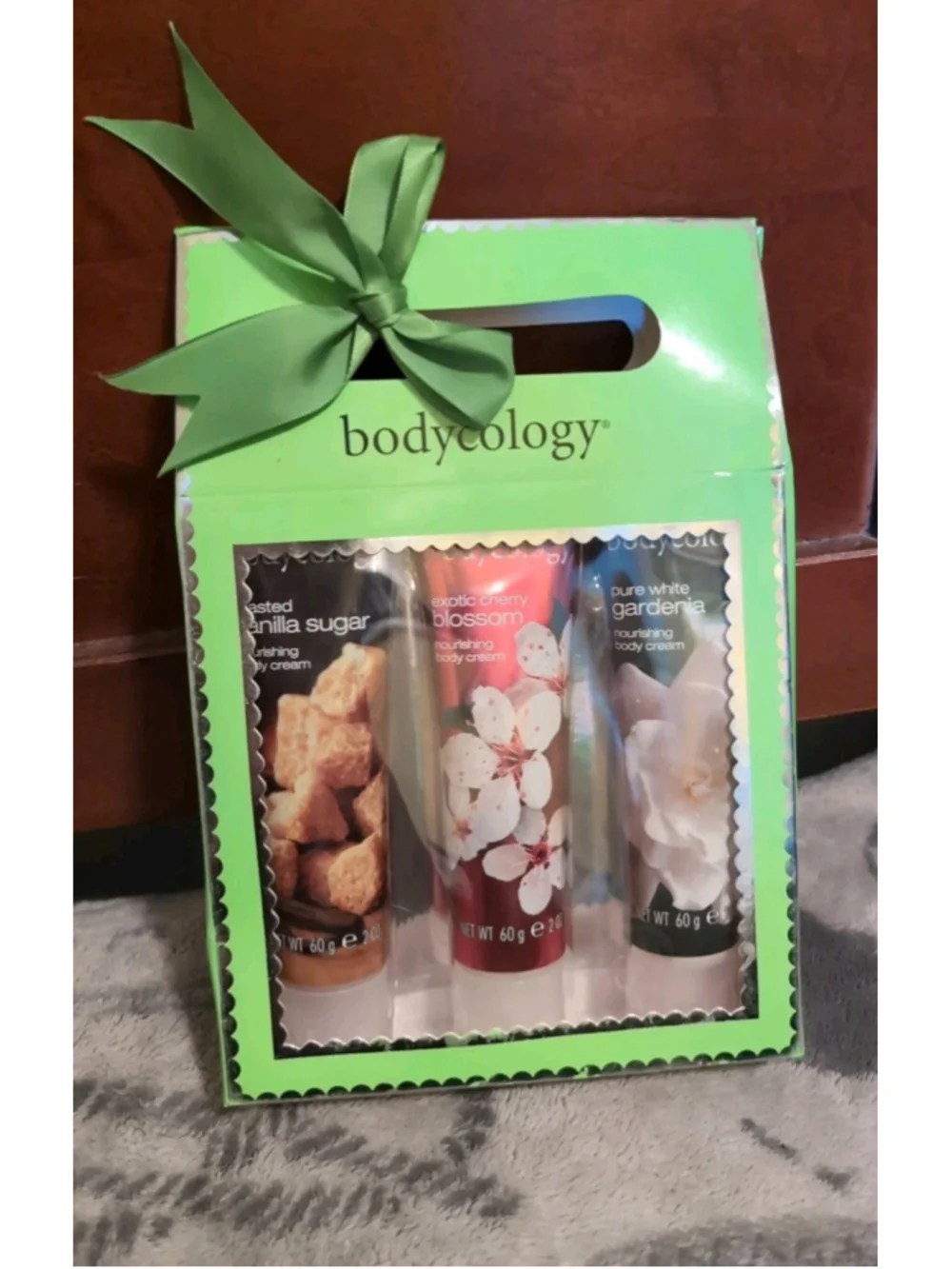 Bodycology Body Cream Sampler CherryBlossom Toasted Sugar Vanilla White Gardenia